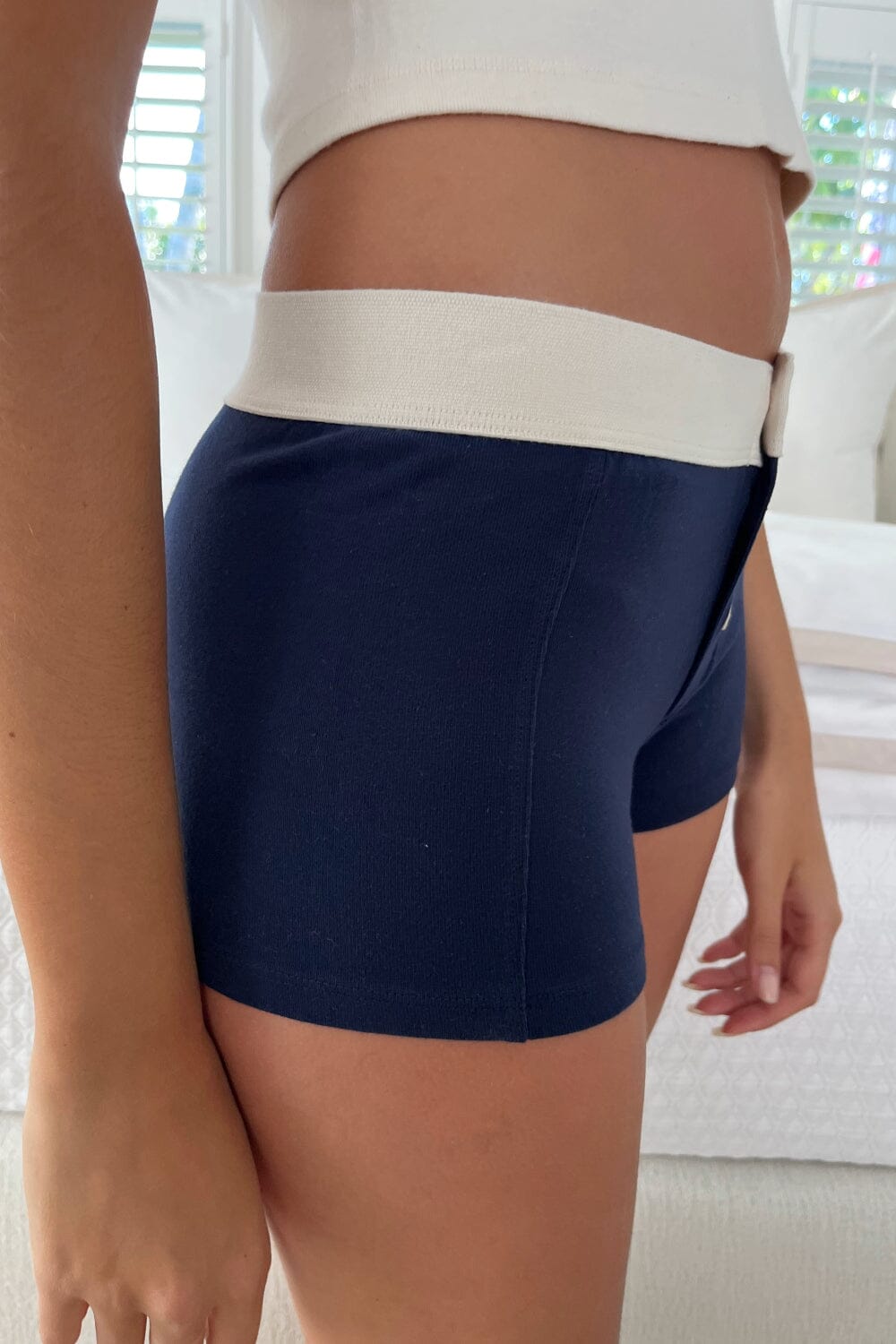 NoBo blue boy-short panties Junior size 19 (XXL)