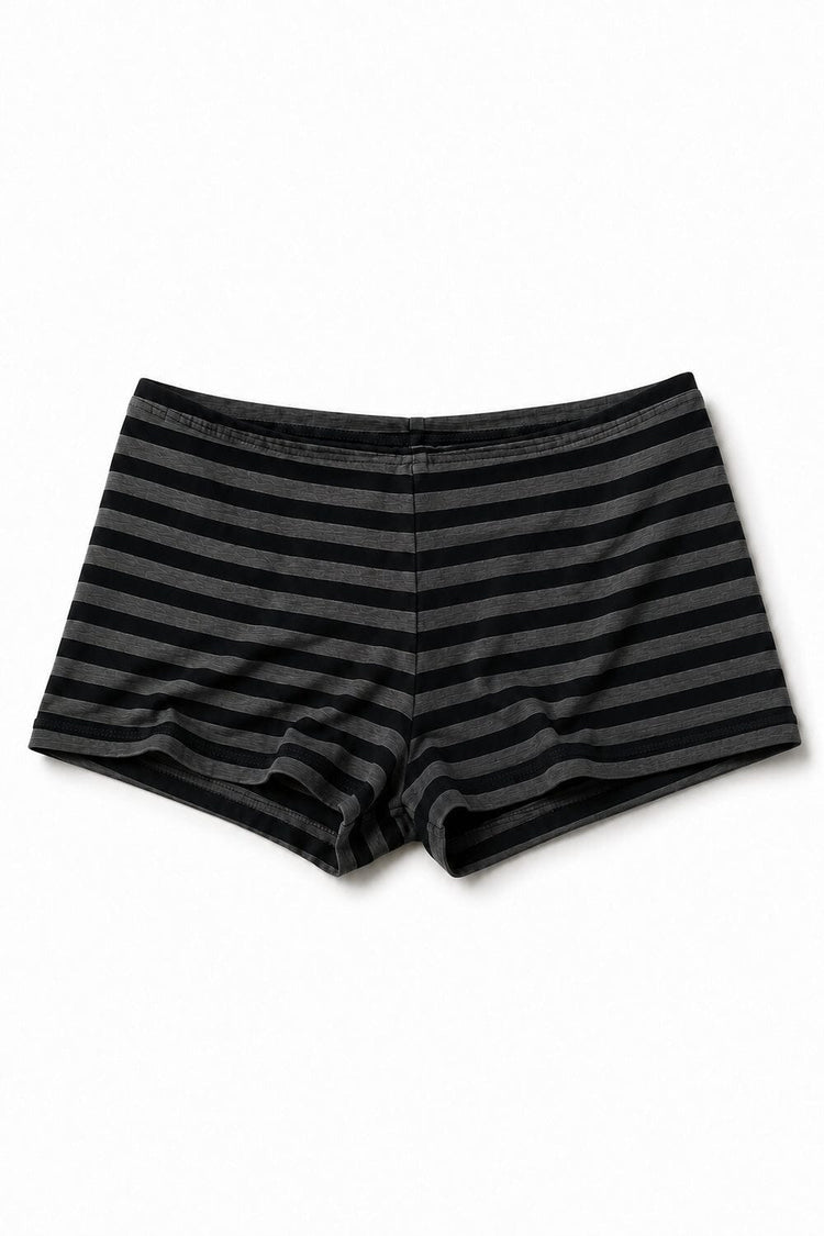 Striped Boxer Underwear | Gray And Black / XS/S