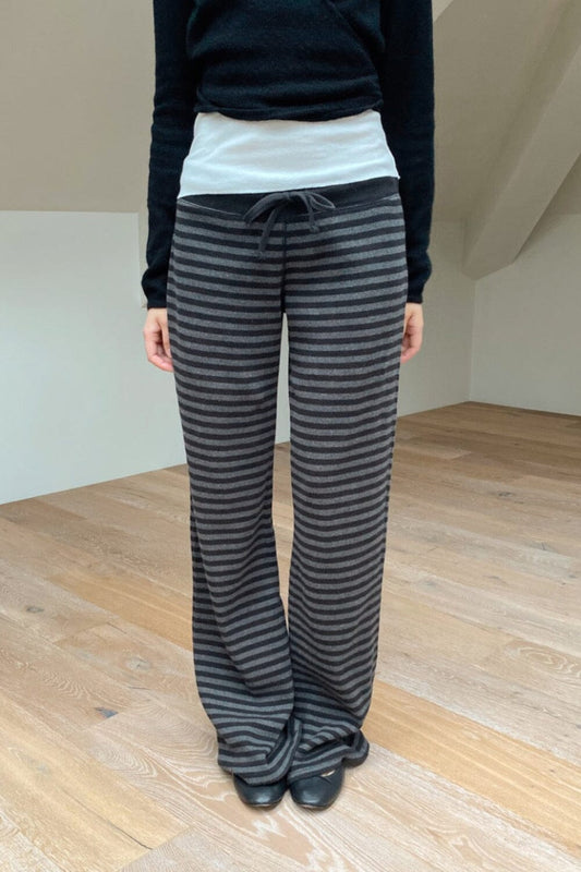 Dark Grey Black Stripe / XS/S