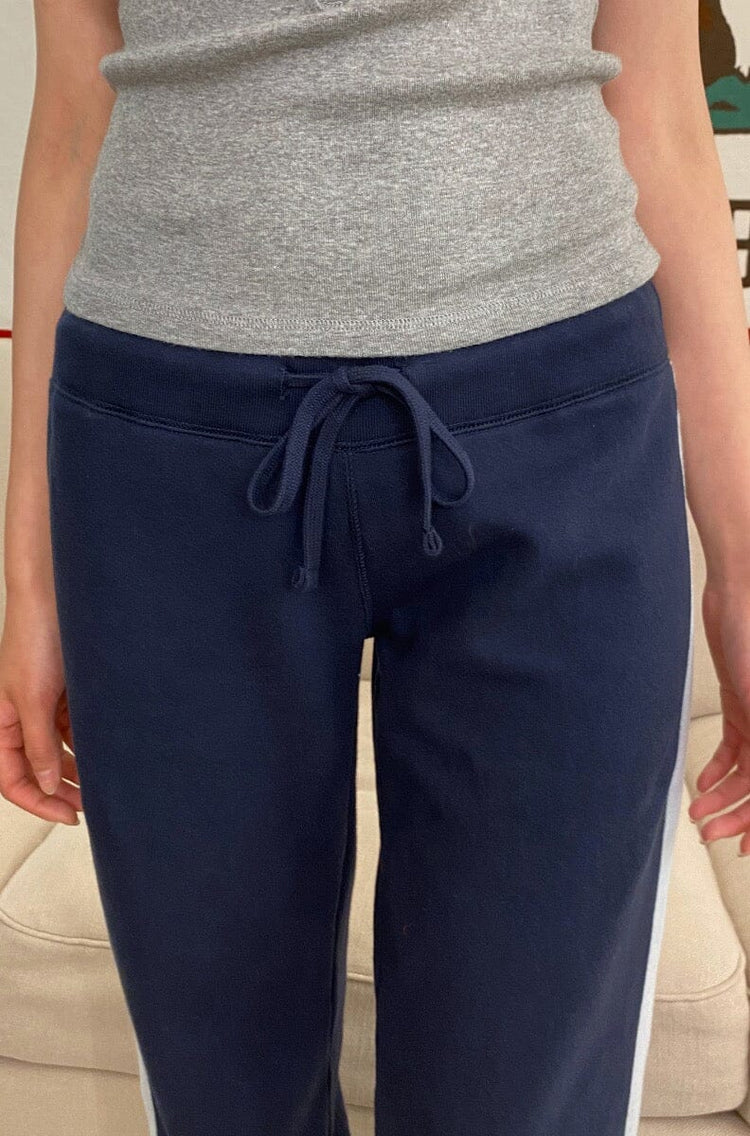 Hilary Stripe Yoga Pants | Navy Blue / XS/S