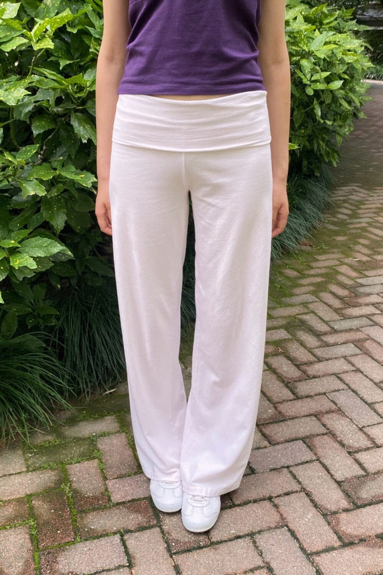 Priscilla Pants | Blush White / XS/S