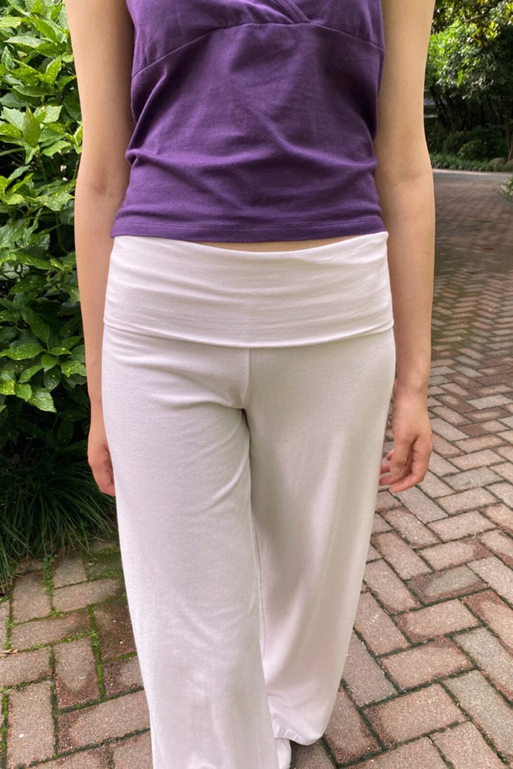 Priscilla Pants | Blush White / XS/S