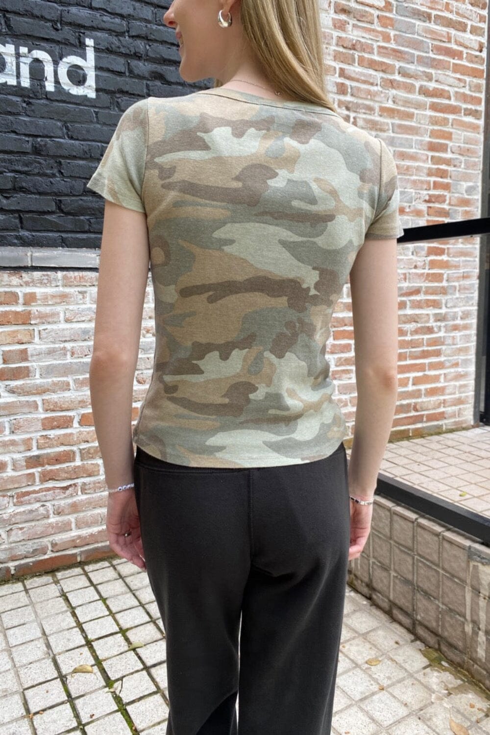 Hailie Camouflage Top | Light Camouflage / XS/S
