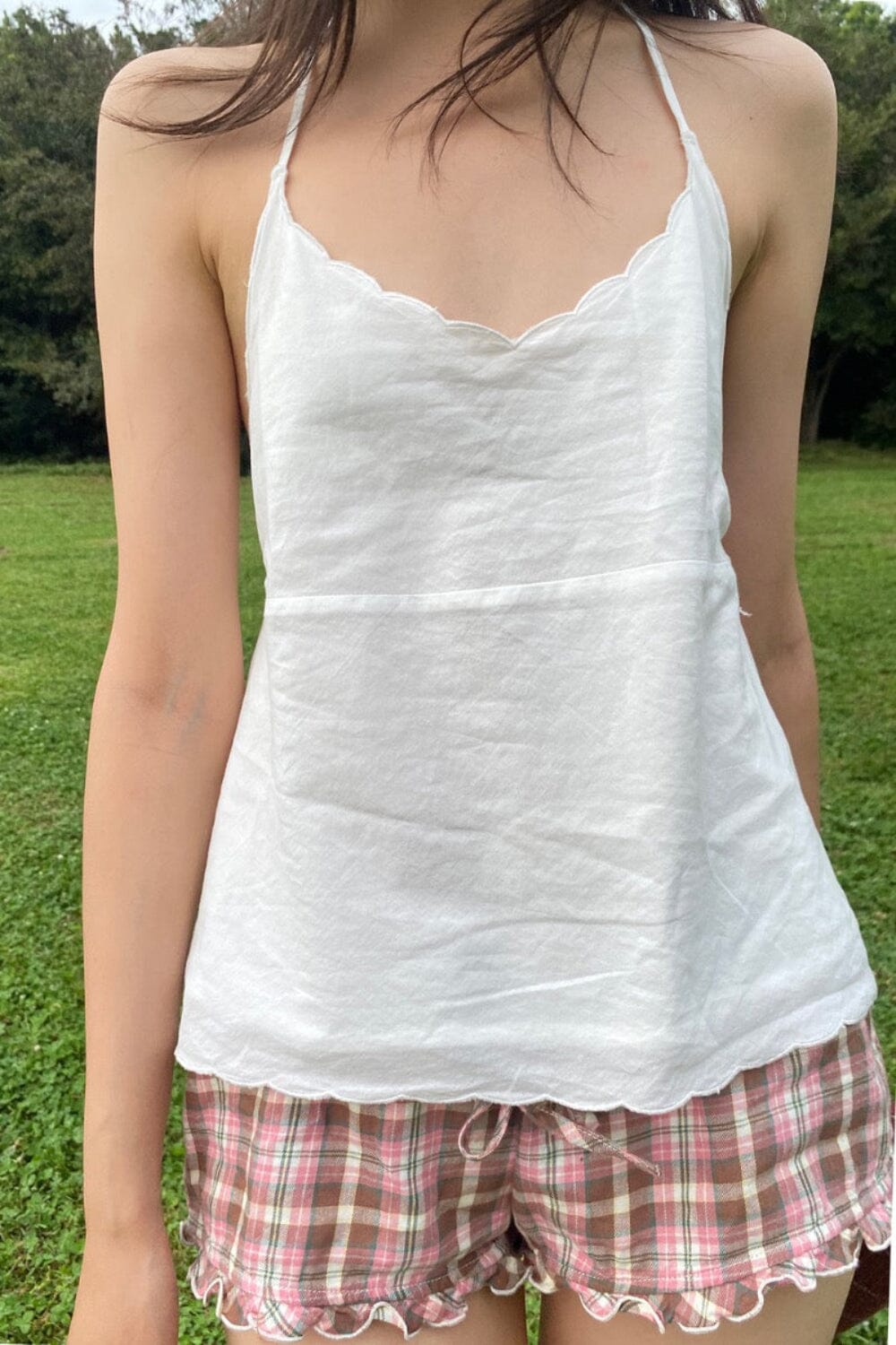 Arabella Tank | White / XS/S