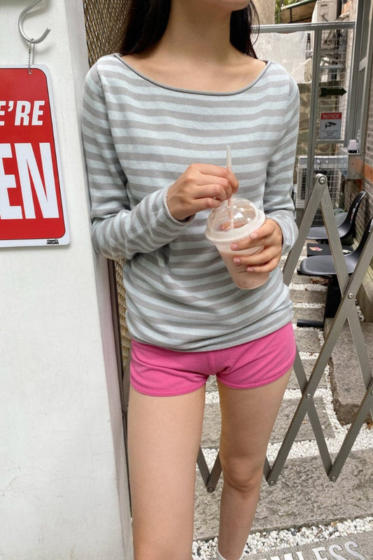 Light Blue and Grey Stripes / XS/S