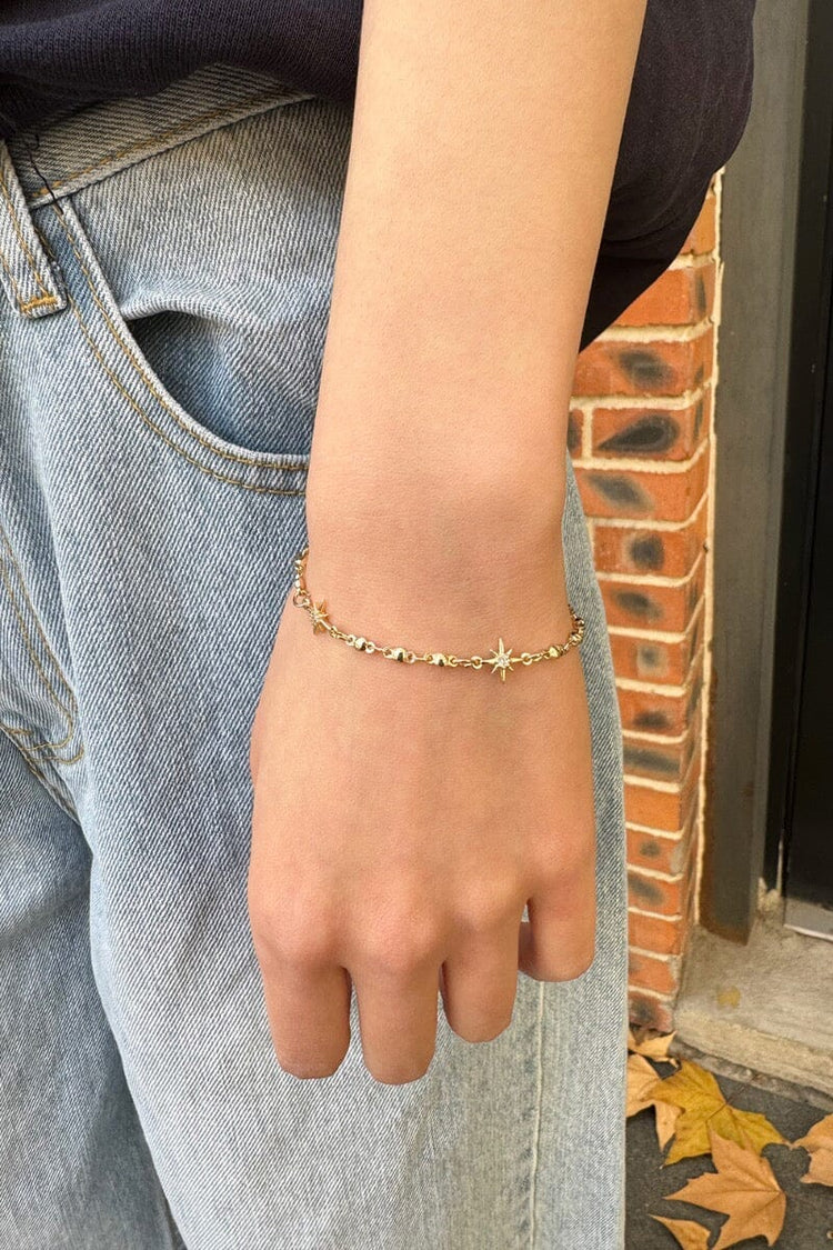 Gold Star Bracelet | Gold