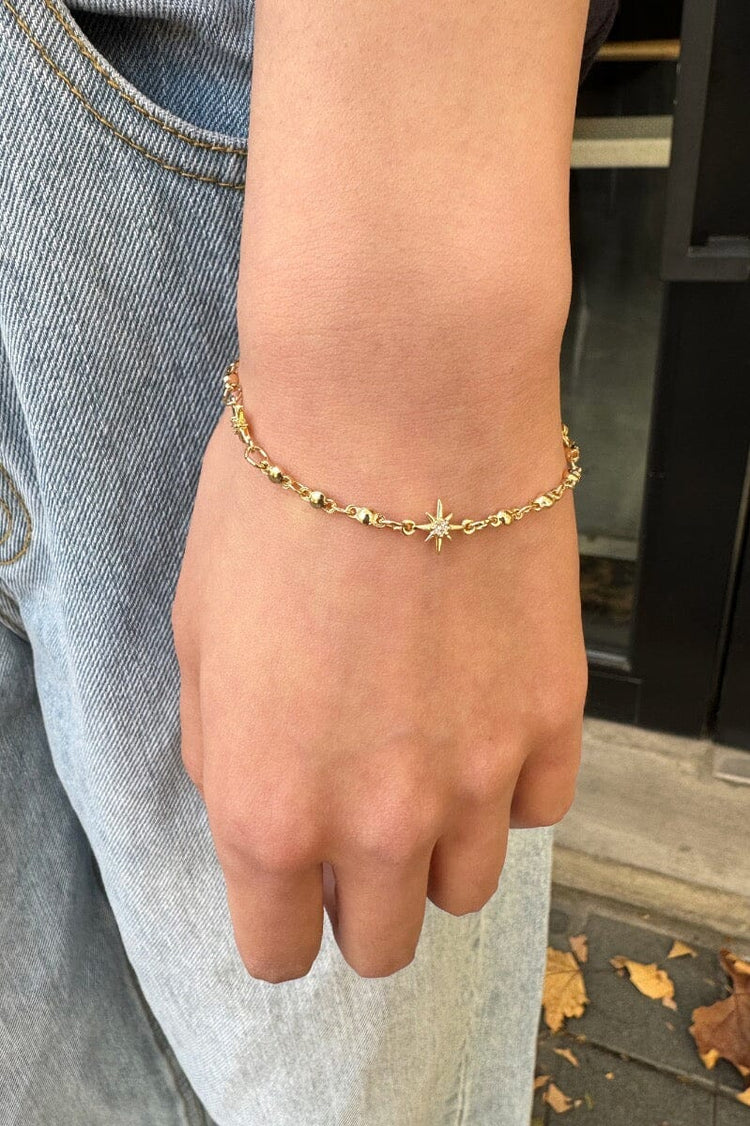 Gold Star Bracelet | Gold