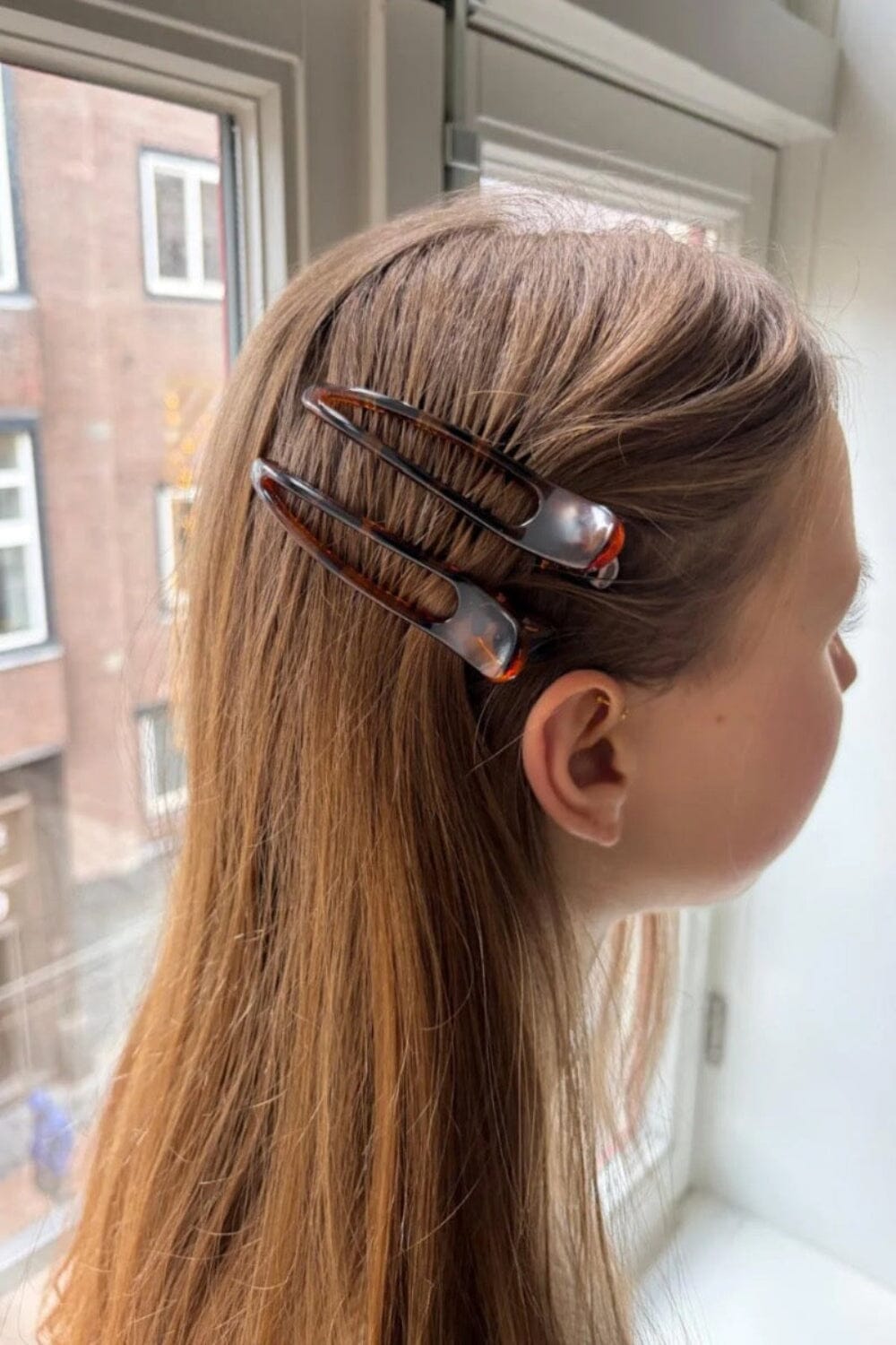 Hair Clips | Brown
