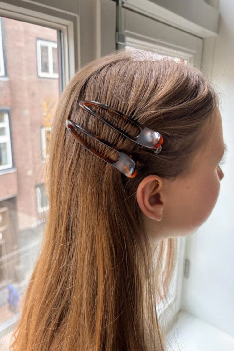 Hair Clips | Brown