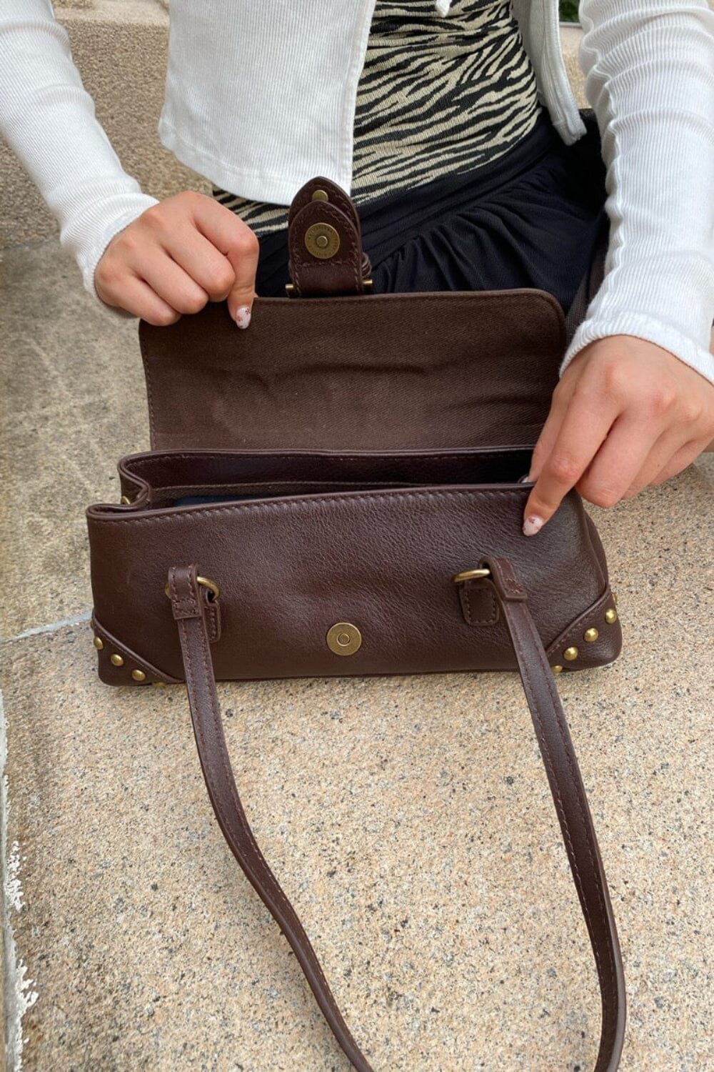 Shoulder Bag | Brown