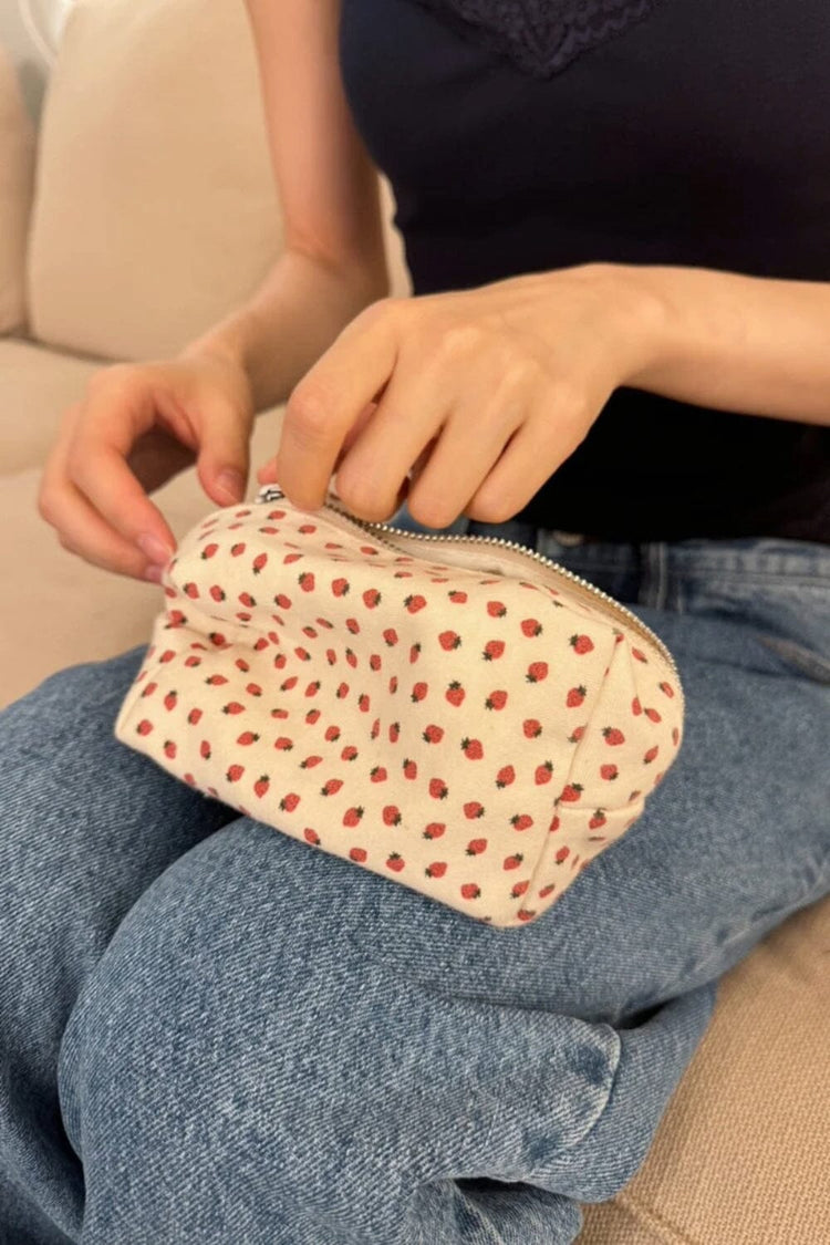 Strawberries Makeup Bag | Strawberries