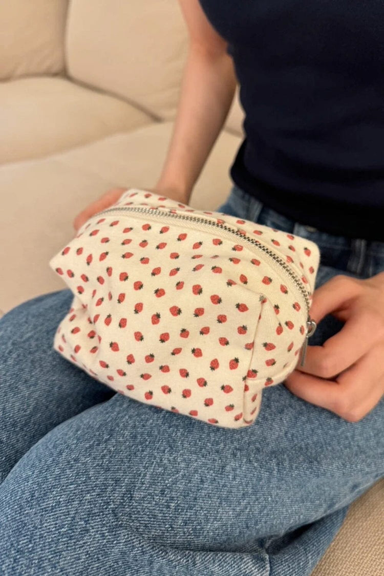 Strawberries Makeup Bag | Strawberries