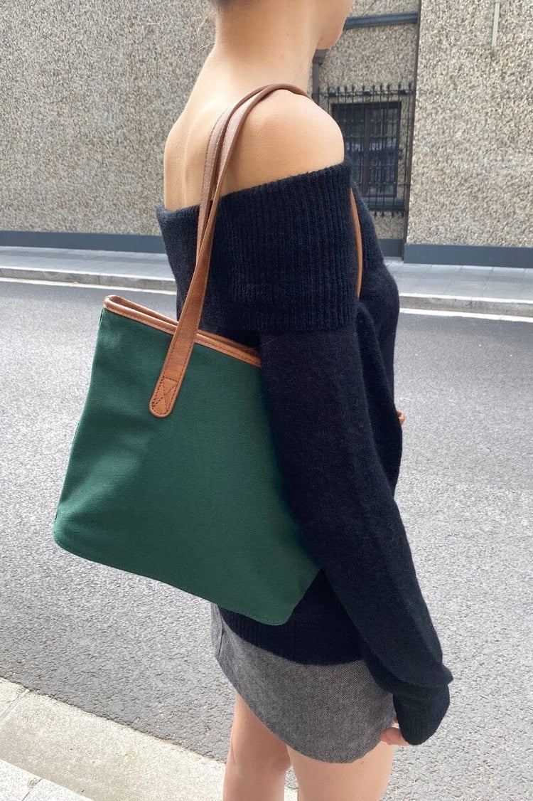 Canvas Tote Bag | Dark Green