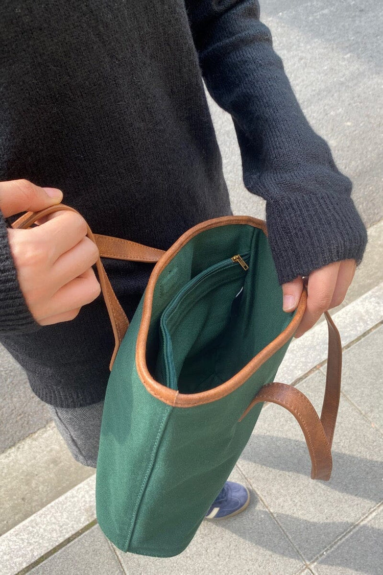 Canvas Tote Bag | Dark Green