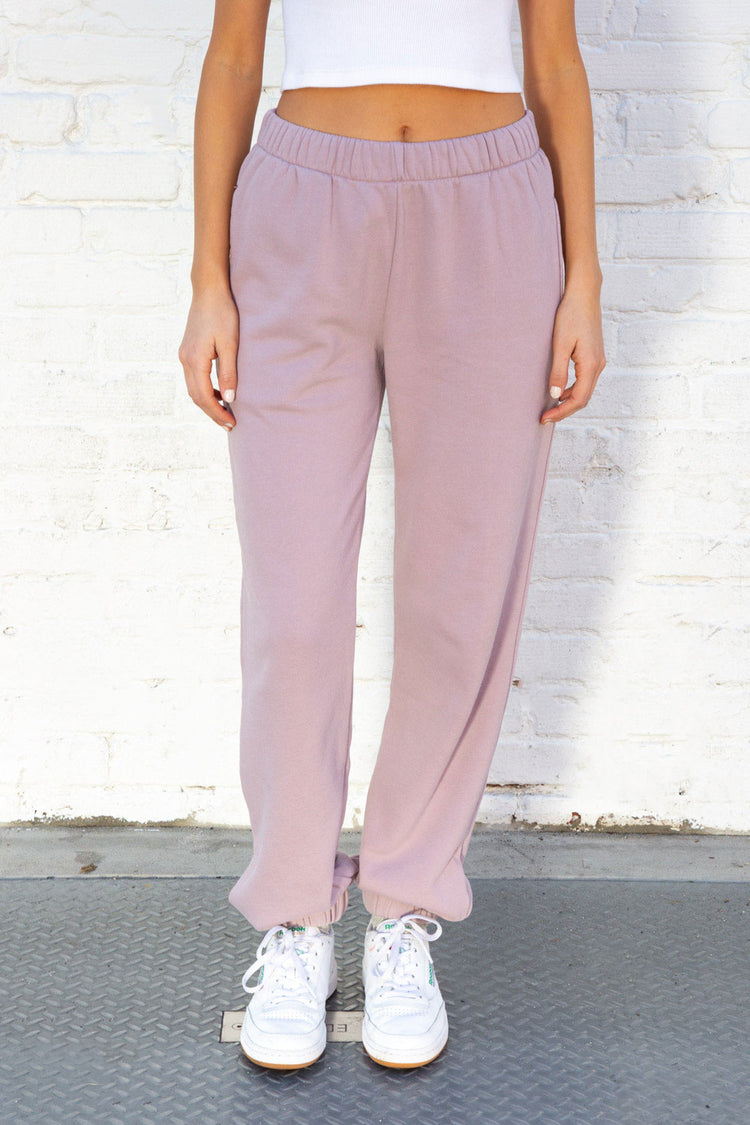 Rosa Soft Sweatpants | Purple Mauve / S/M