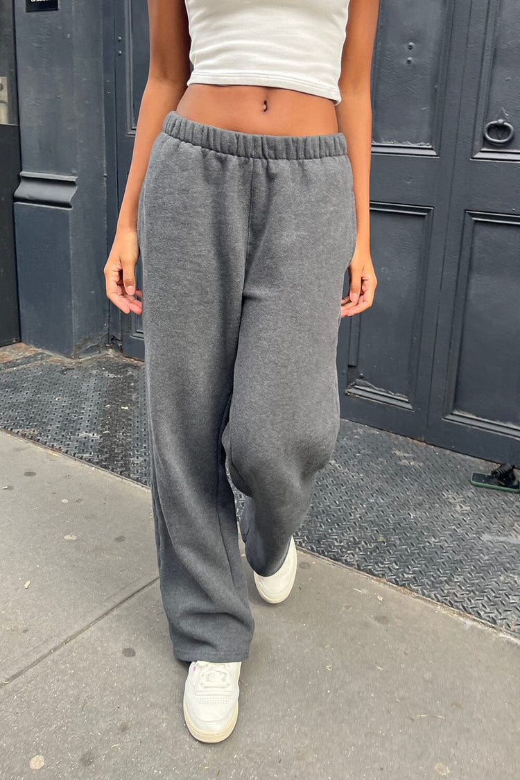 Anastasia Soft Sweatpants | Charcoal / S/M