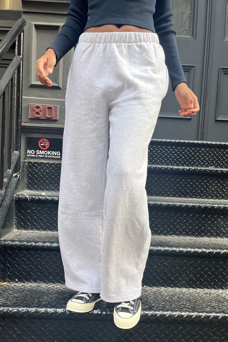Anastasia Soft Sweatpants | Silver Grey / S/M