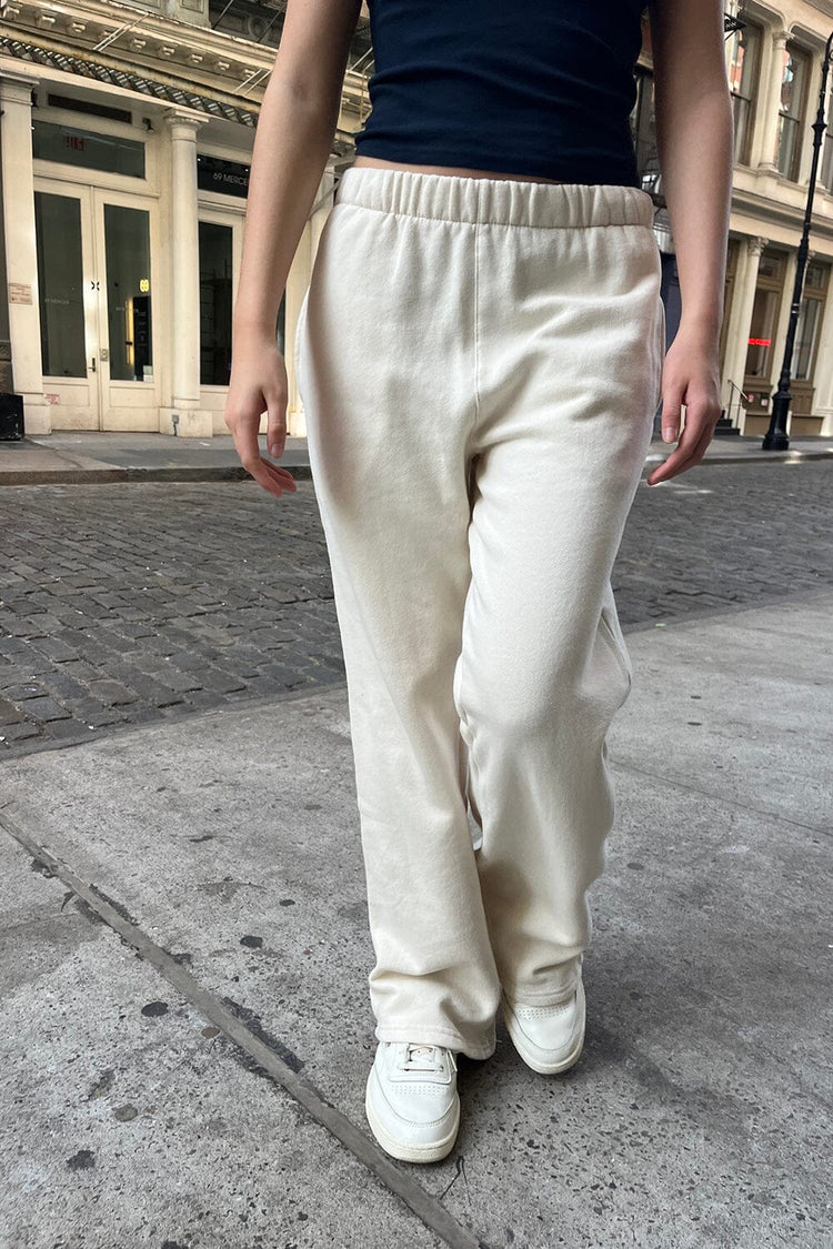 Anastasia Soft Sweatpants | Ivory / S/M