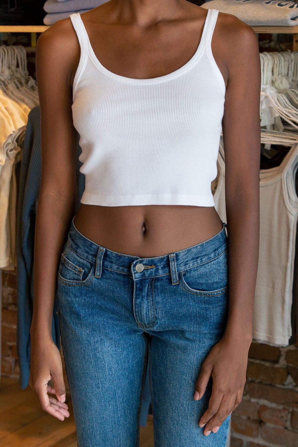 Brandy Melville , White Tank Top - $15 (25% Off Retail) - From Sophia