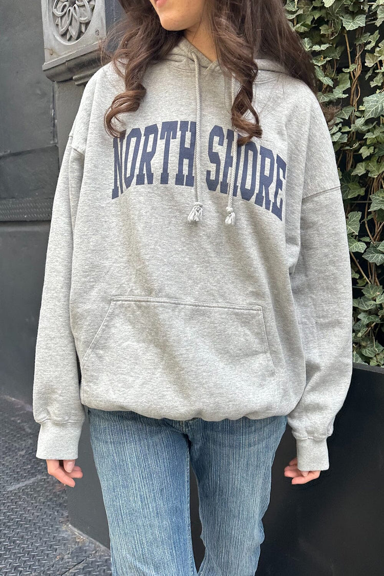 Christy North Shore Hoodie | Heather Grey / Oversized Fit