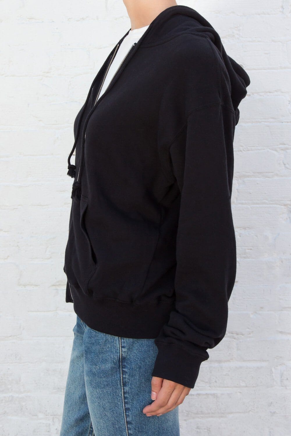 Brandy Melville black oversized hoodie - $55 - From dilan