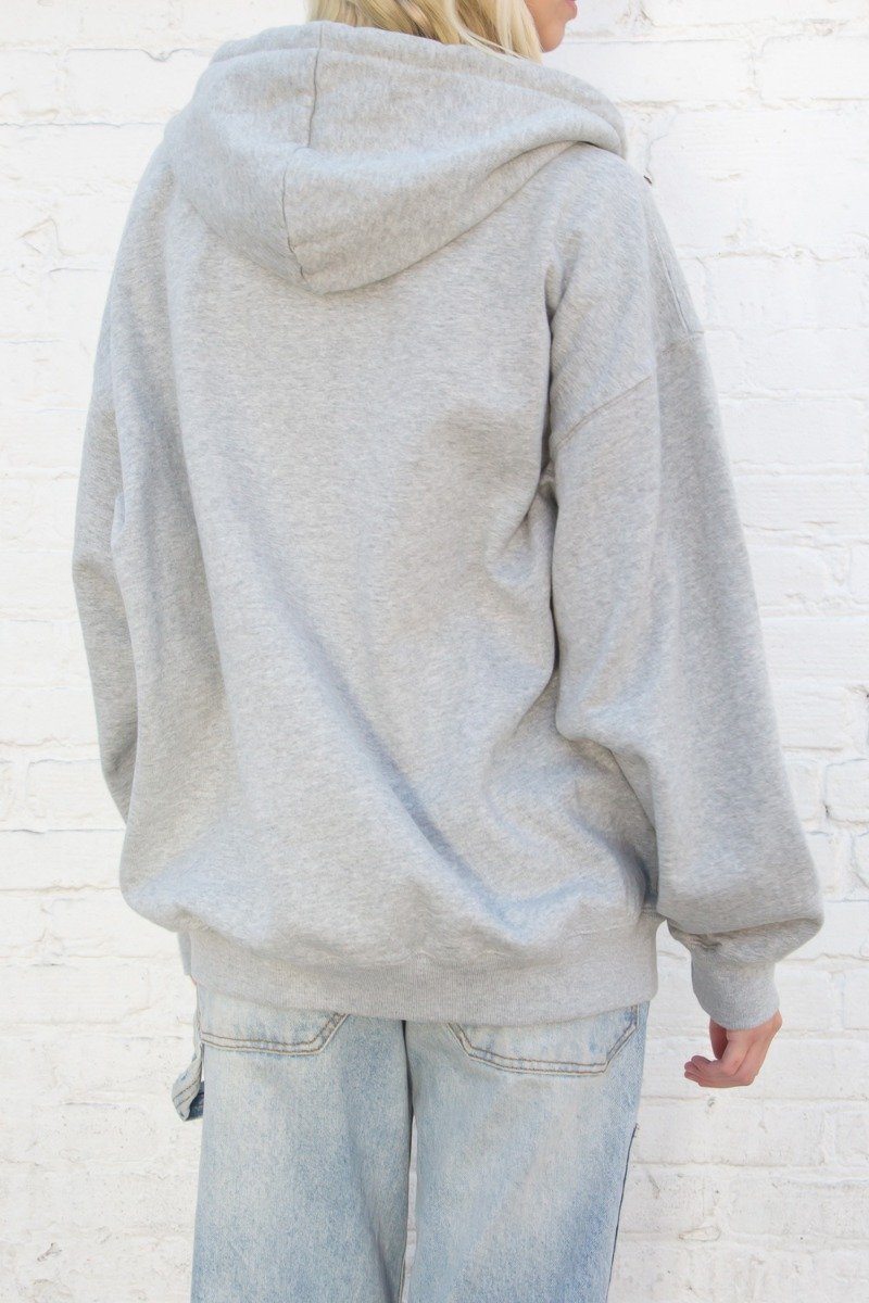 Brandy Melville Christy oversized hoodie Green has been sewd on the top