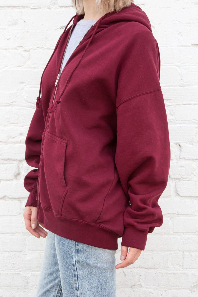 Christy Hoodie | Dark Red / Oversized Fit