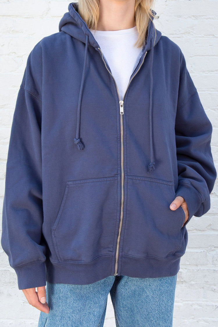 Christy Hoodie | Dark Faded Navy Blue / Oversized Fit