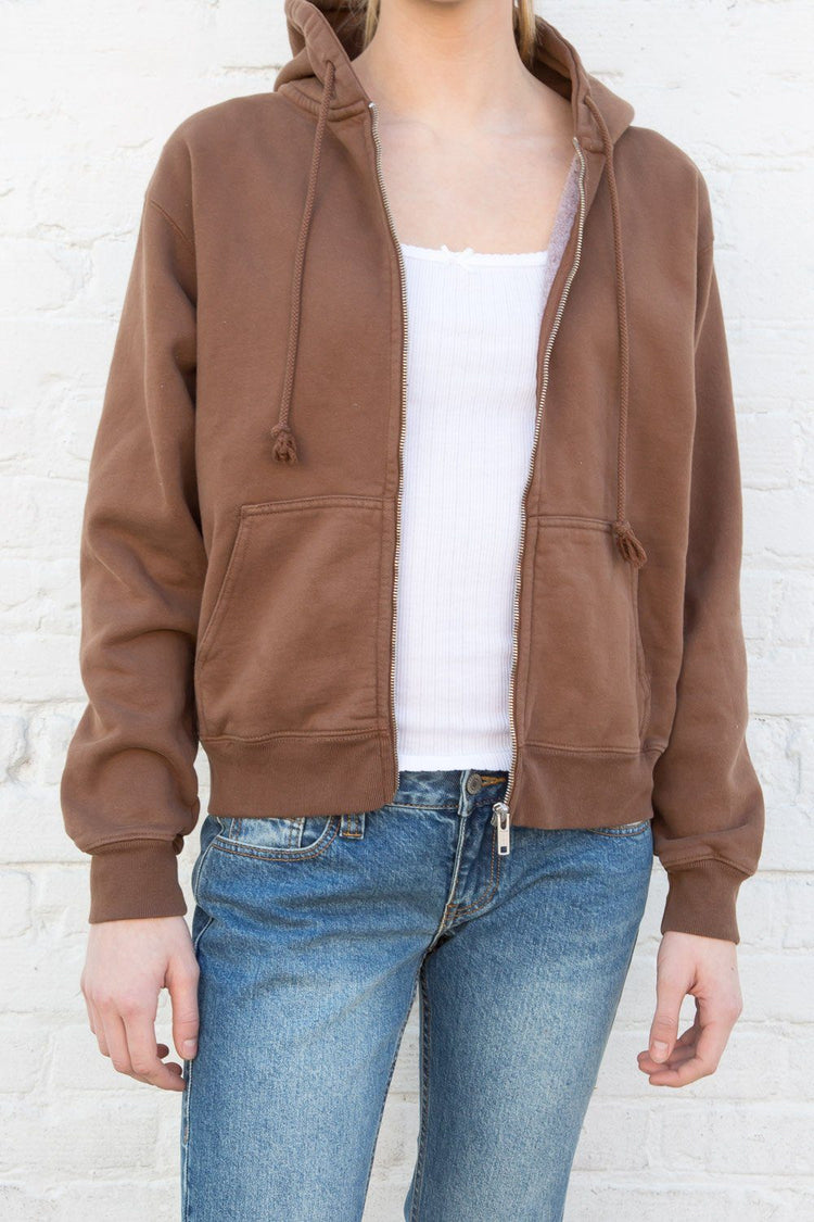 Brandy discount zip up