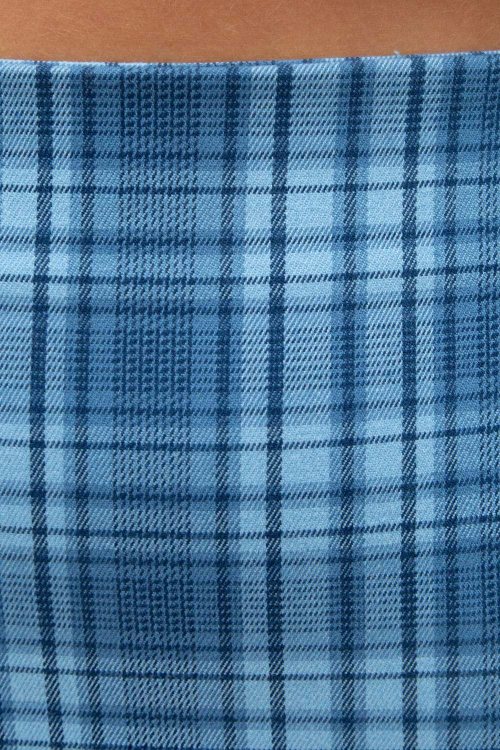 Bright Blue Plaid / S