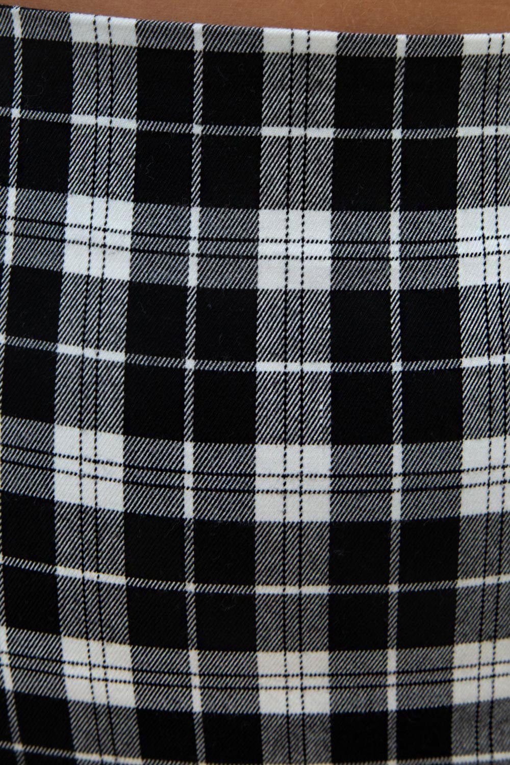 Black and White Plaid / S