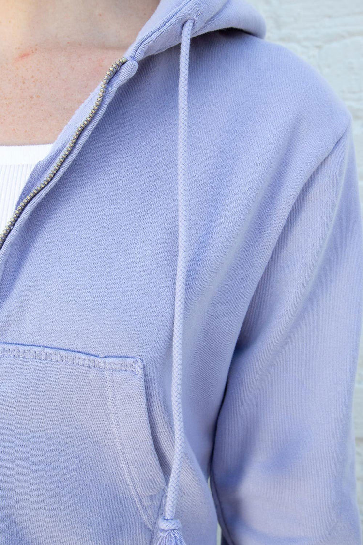 BRANDY MELVILLE BLACK crop Zip up crystal hoodie sweater Jacket NWT sz XS/S  £47.85 - PicClick UK
