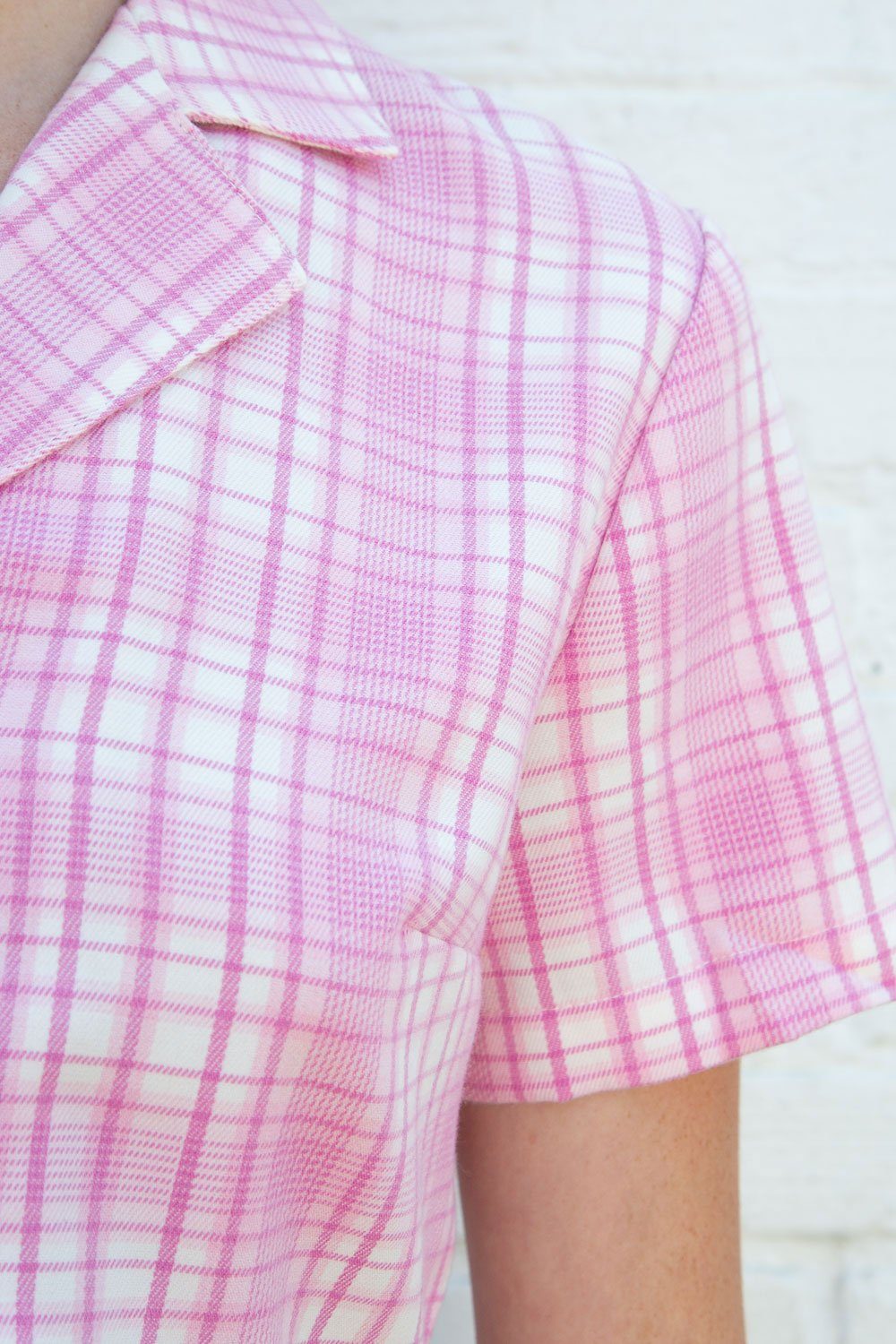 Pink And White Plaid / S