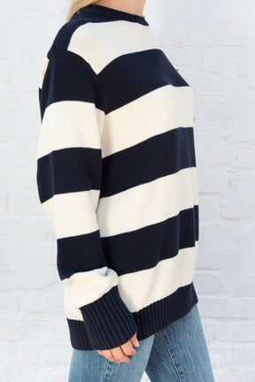 Brianna Cotton Thick Stripe Sweater – Brandy Melville