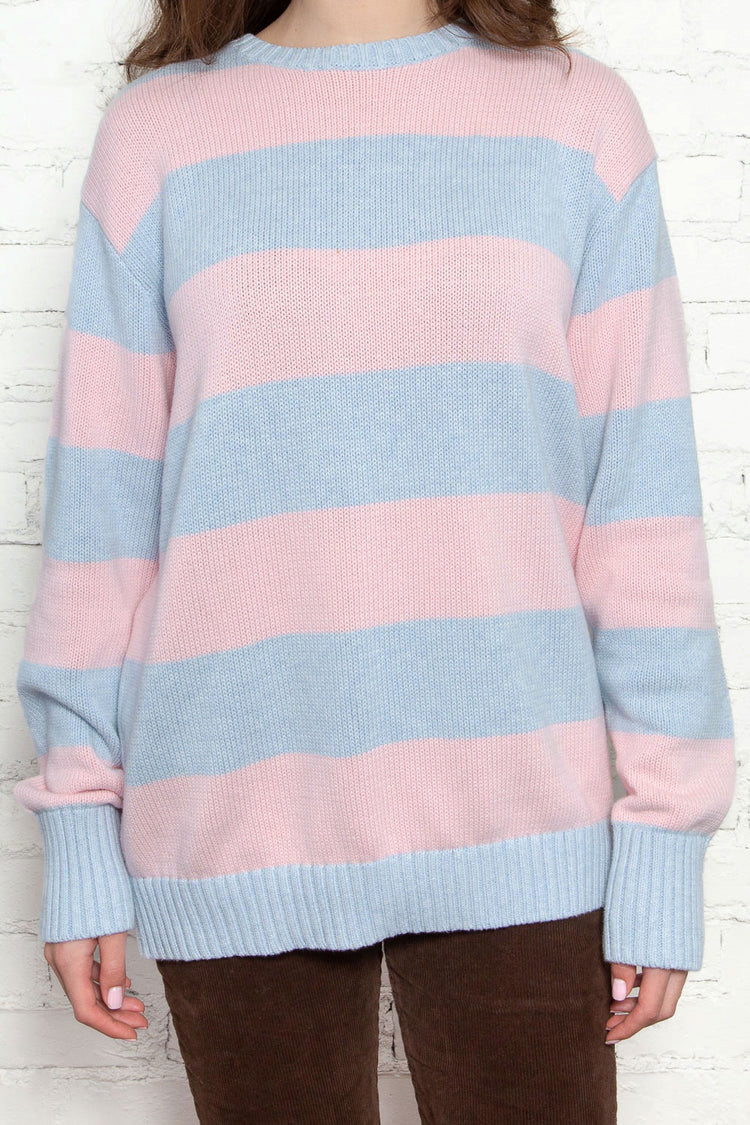 Brandy Melville Brianna Cotton Thick Stripe Sweater