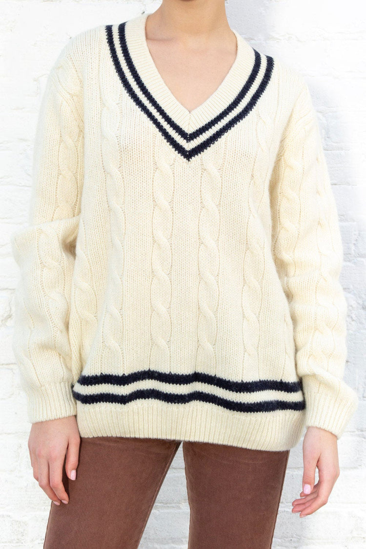 Nikki Heavy Wool Cable Knit Sweater – Brandy Melville