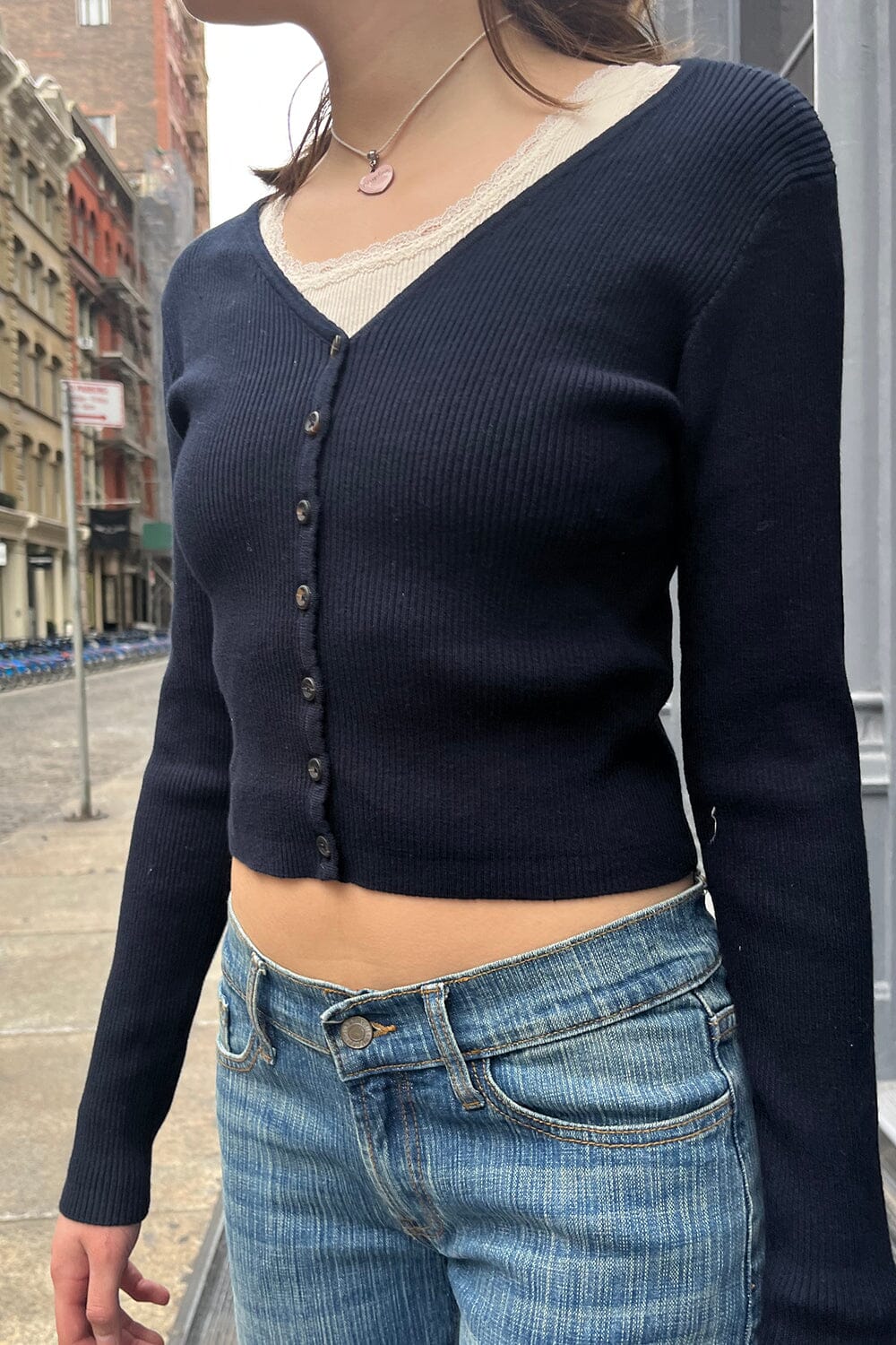 Collin Cardigan | Navy Blue / S