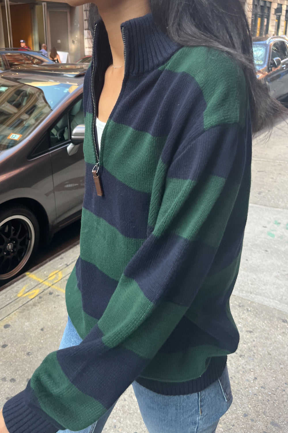 Brandy Melville USA - Aleah Cotton Stripe Sweater