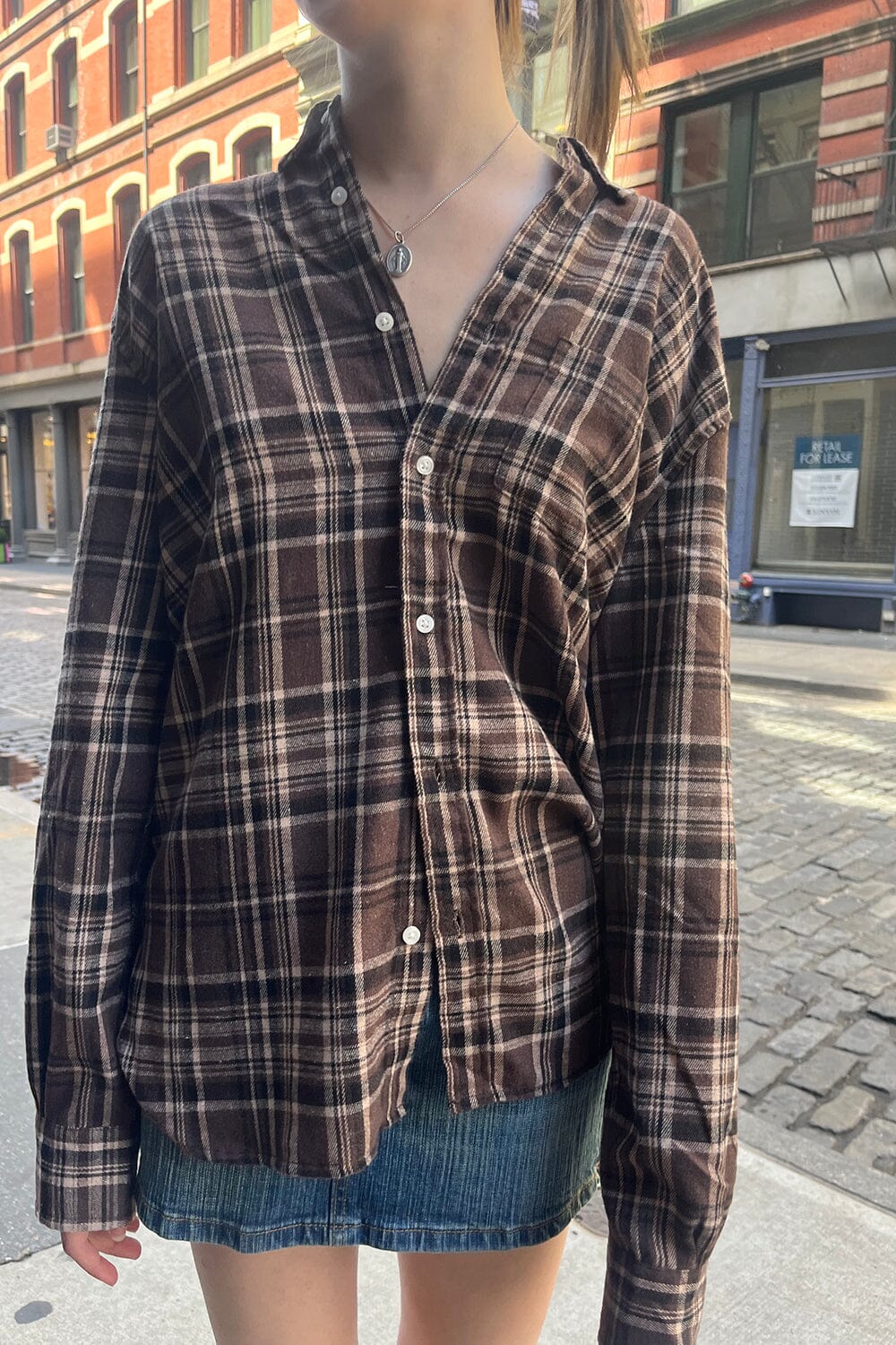 Brown And Black Plaid / S/M