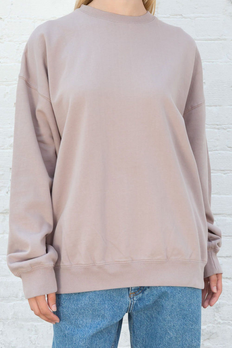 Erica Oversized Sweatshirt | Stone Taupe / Oversized Fit