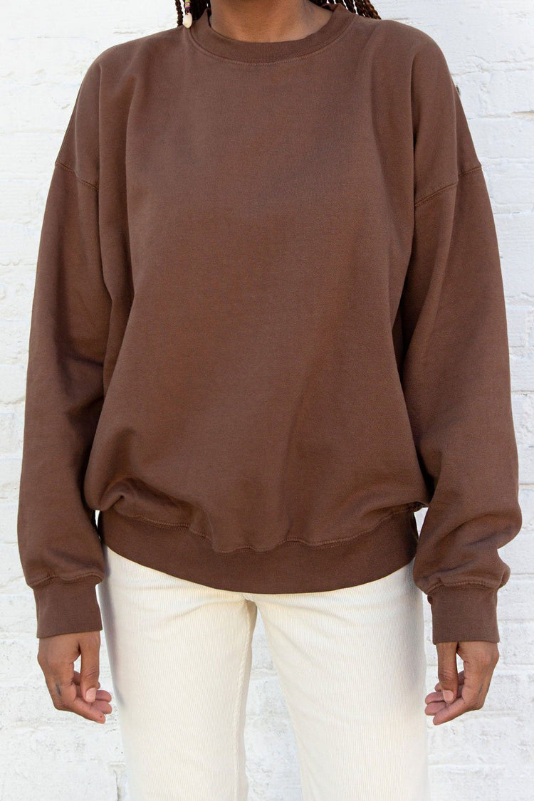 Erica Oversized Sweatshirt | Brown / Oversized Fit