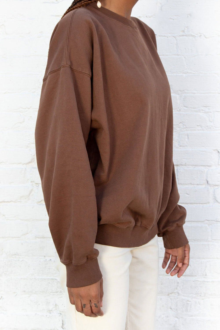 Erica Oversized Sweatshirt | Brown / Oversized Fit
