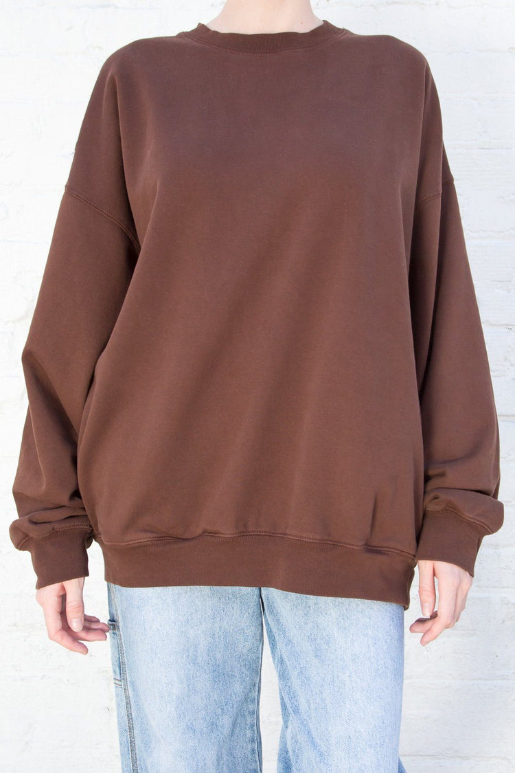 Erica Oversized Sweatshirt | Walnut / Oversized Fit