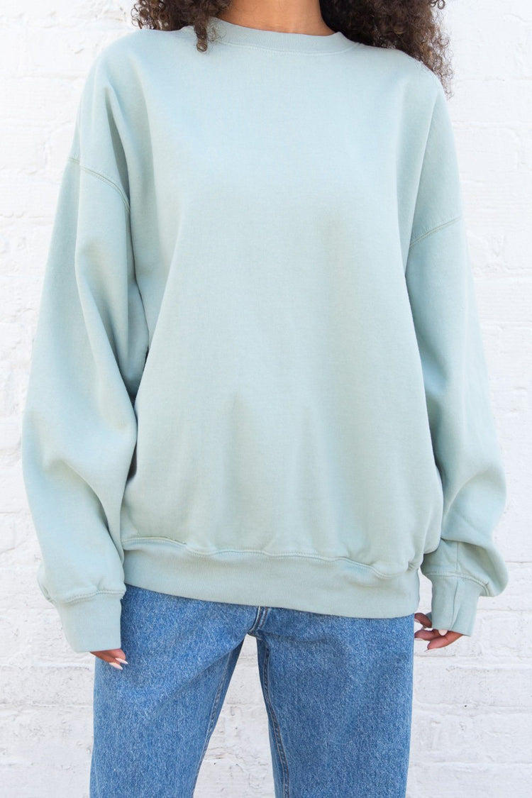 Erica Oversized Sweatshirt | Mint Green / Oversized Fit
