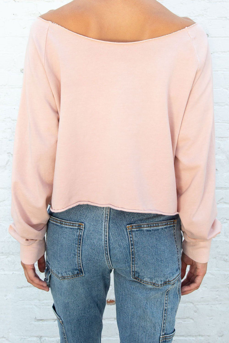 Estelle Cotton Top | Rose Pink / Cropped Fit