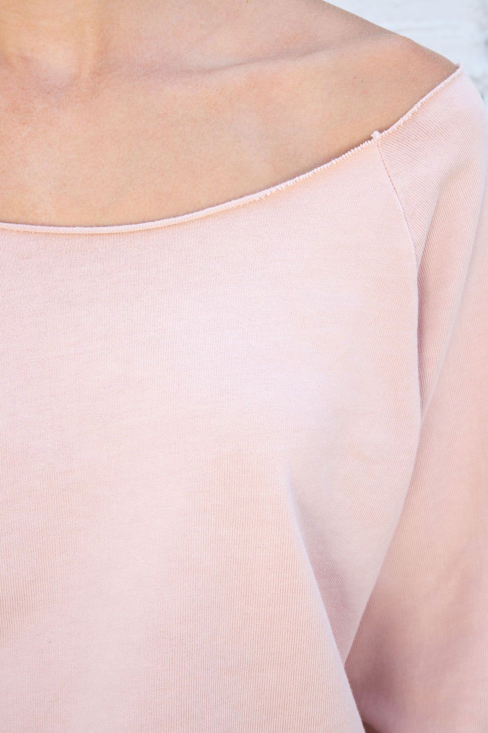 Estelle Cotton Top | Rose Pink / Cropped Fit