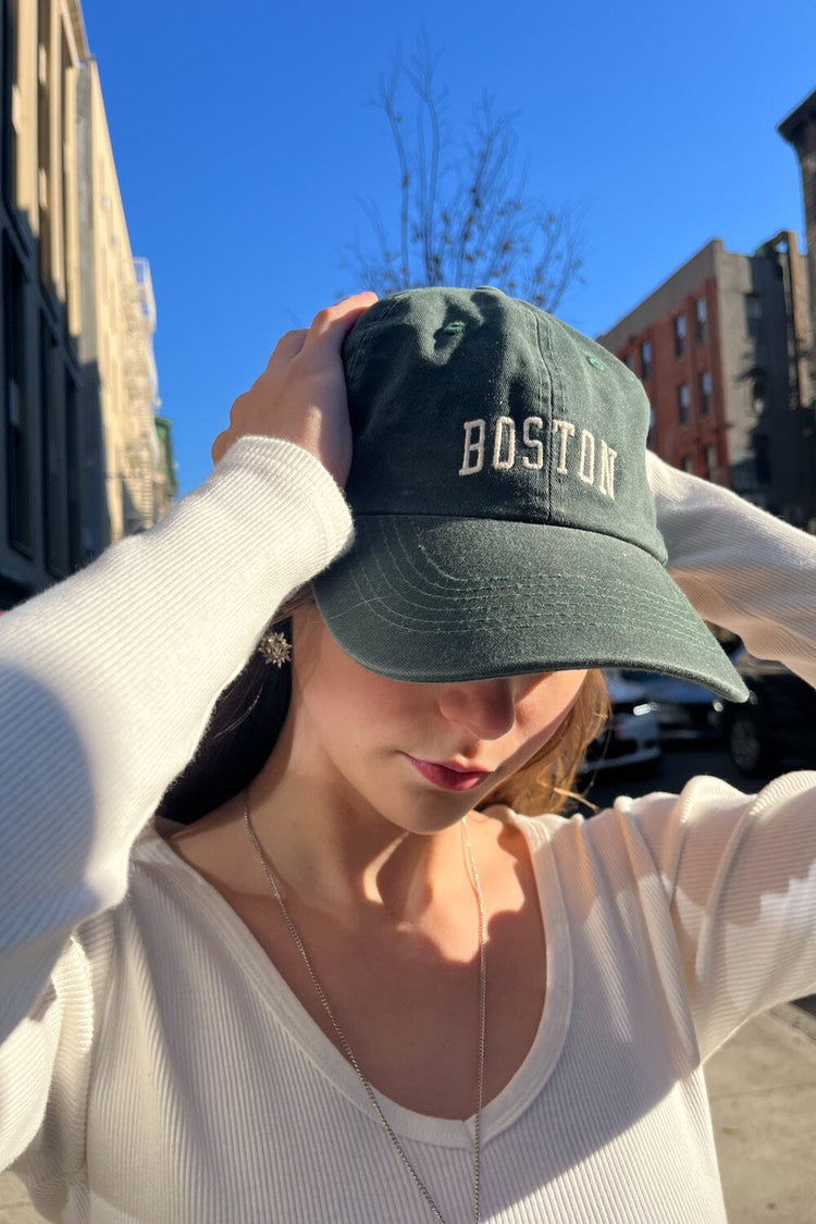 Katherine Boston Cap | Dark Green