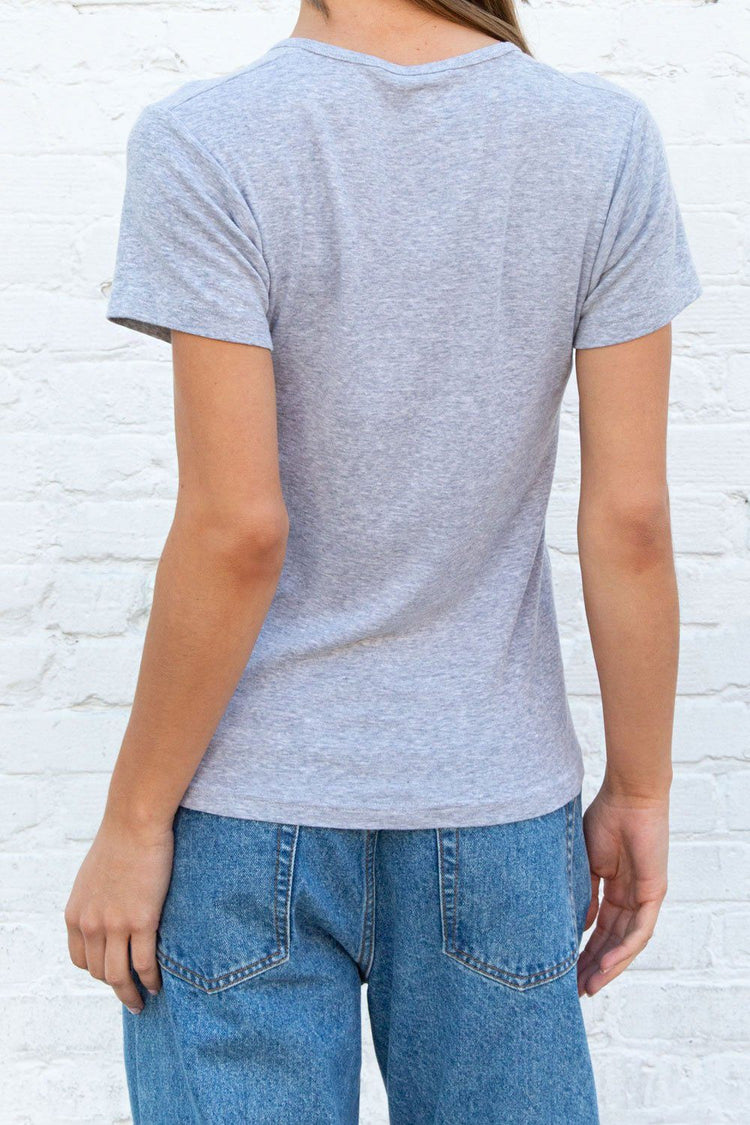 Hadley Top | Light Heather Grey / S