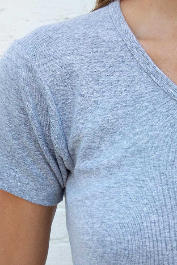 Hadley Top | Light Heather Grey / S