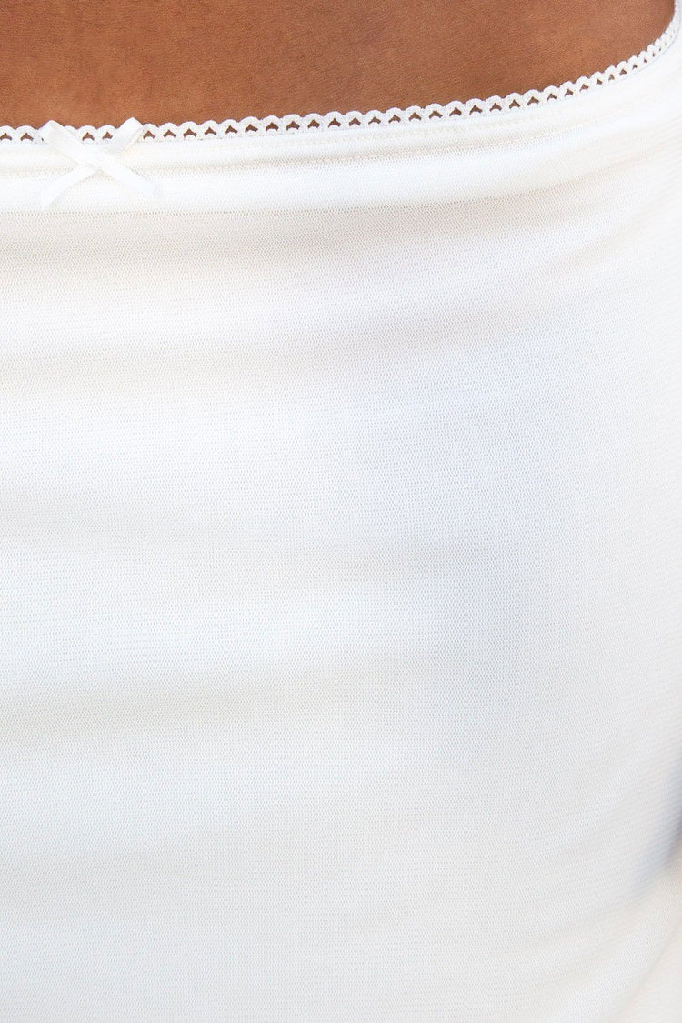 Ciara Skirt | White / XS/S